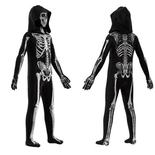 Caveira Esqueleto Halloween - Fantasia Infantil - Fantasia Infantil
