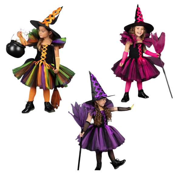Bruxa Halloween Fantasia Infantil