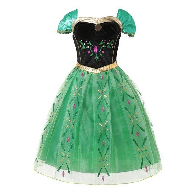 Anna Frozen Luxo - Fantasia Infantil - Princesas - Fantasia Infantil