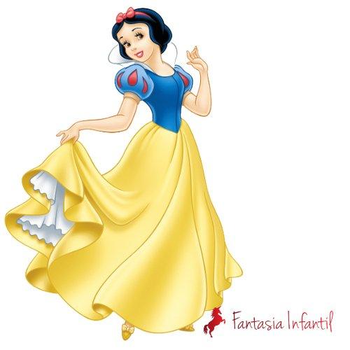 Branca de Neve Luxo - Fantasia Infantil - Princesas - Fantasia Infantil