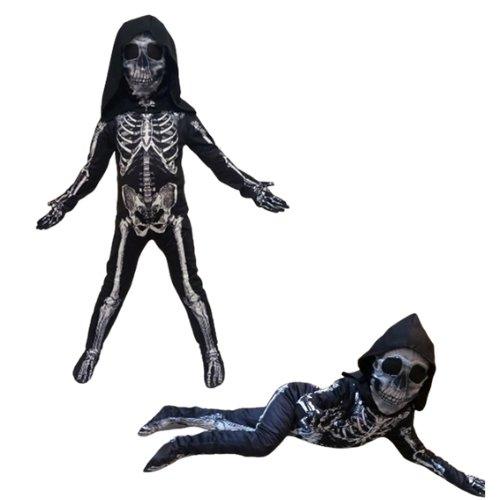 Caveira Esqueleto Halloween - Fantasia Infantil - Fantasia Infantil