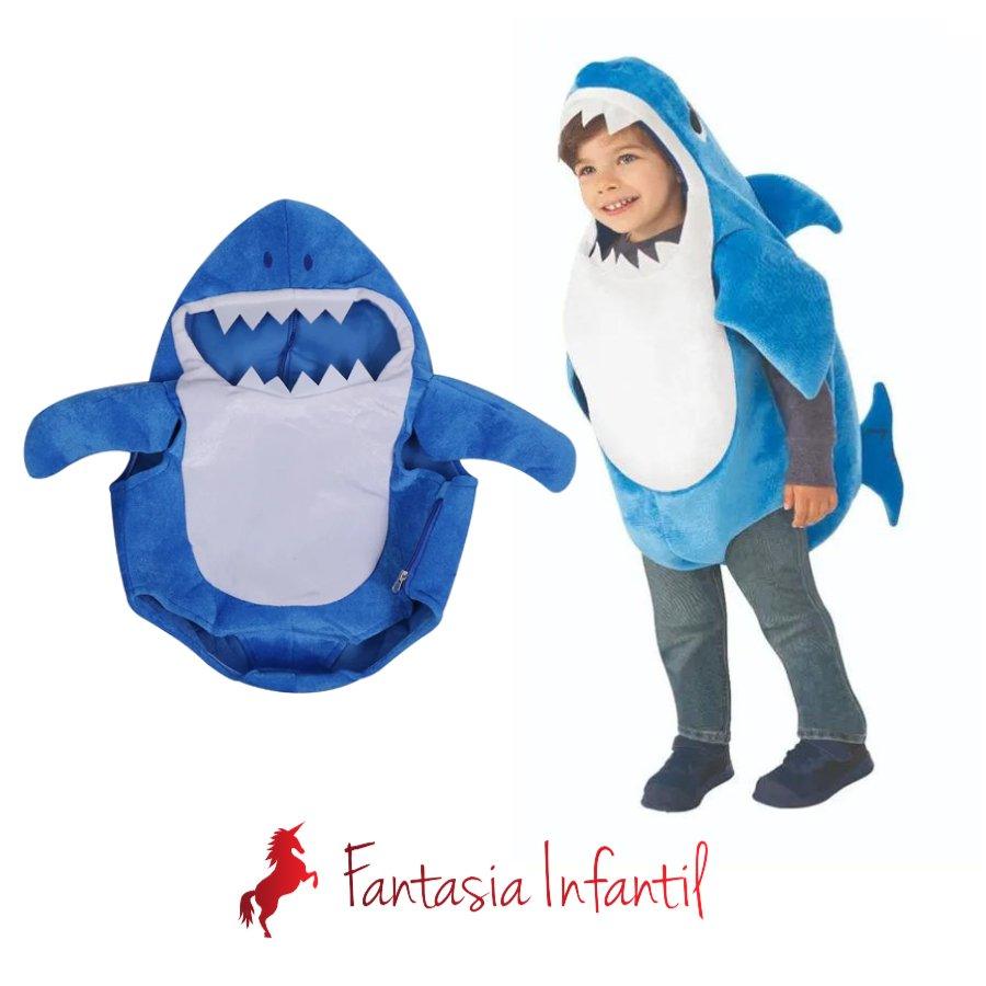 Fantasia Infantil - Tubarão Baby Shark - Fantasia Infantil