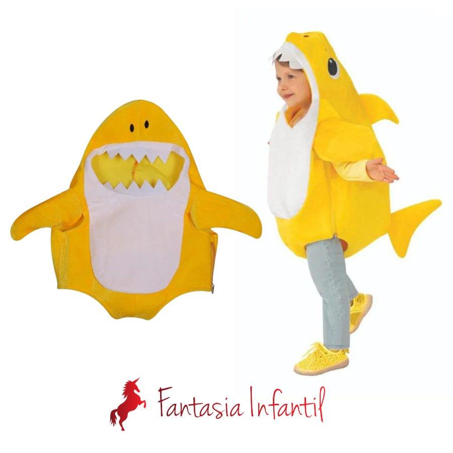 Fantasia Infantil - Tubarão Baby Shark - Fantasia Infantil