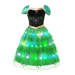 Fantasias Infantis de Princesa com Saia de LED - Fantasia Infantil