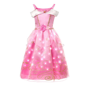 Fantasias Infantis de Princesa com Saia de LED - Fantasia Infantil