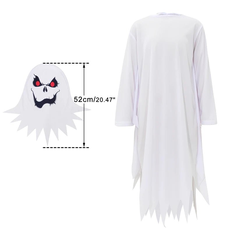 Fantasma Assustador - Fantasia Halloween - Fantasia Infantil