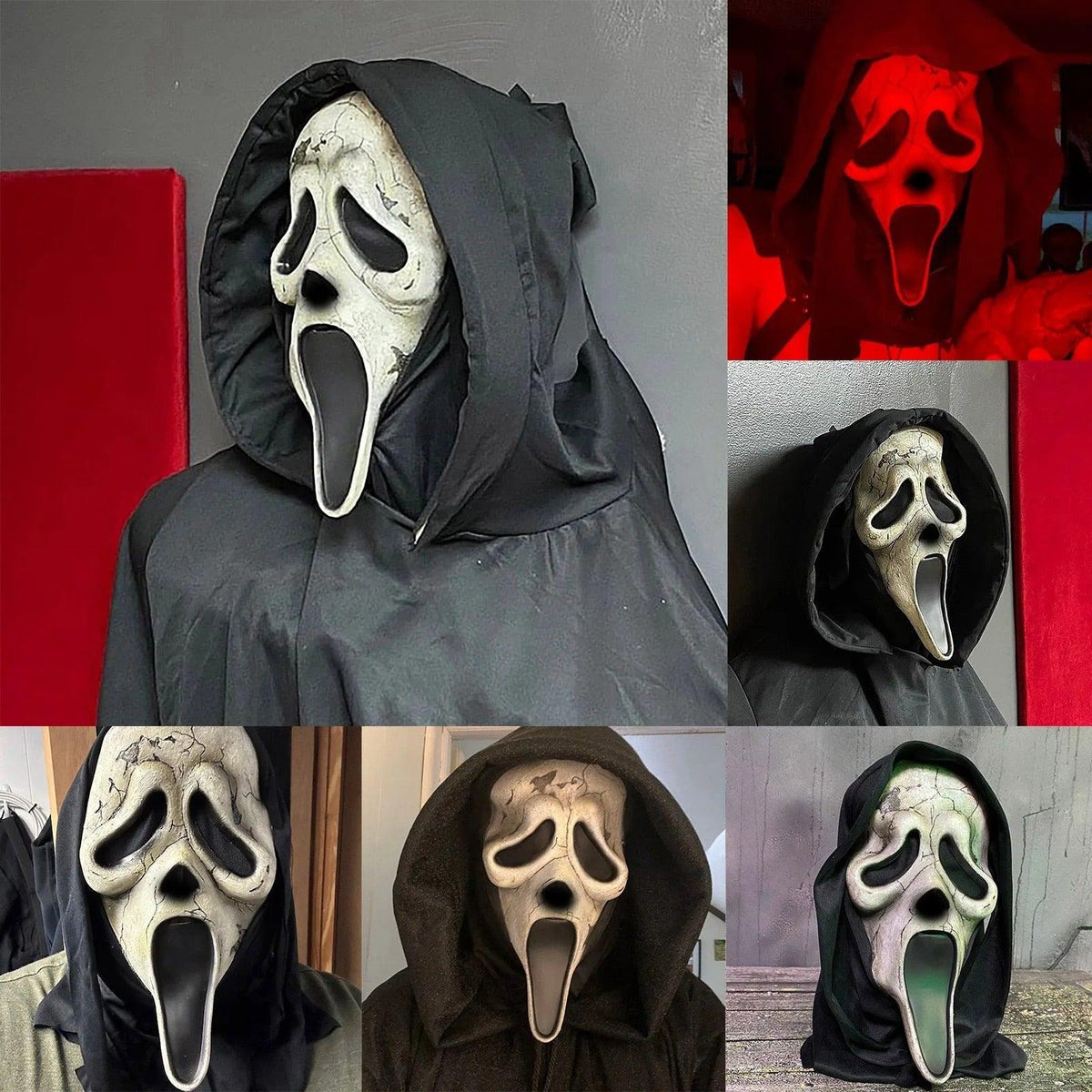 Máscara Ghostface - Cara Fantasma - Fantasia Infantil