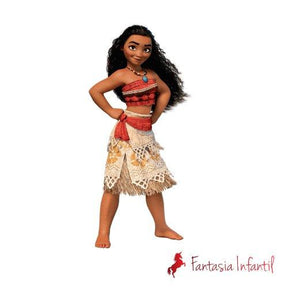 Moana Luxo - Fantasia Infantil - Princesas Disney - Fantasia Infantil