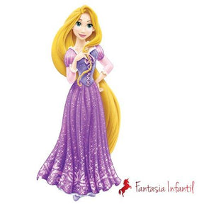 Rapunzel Luxo - Fantasia Infantil - Princesas - Fantasia Infantil